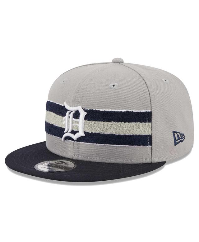 Mens New Era Gray Detroit Tigers Band 9FIFTY Snapback Hat - Gray Product Image