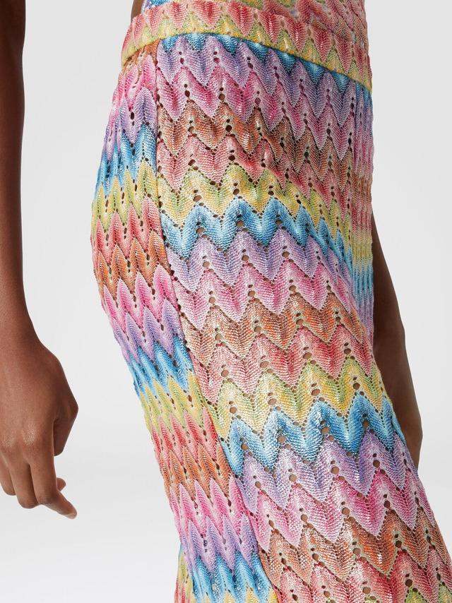 Coated cotton-blend lace trousers Multicoloured | Missoni Product Image