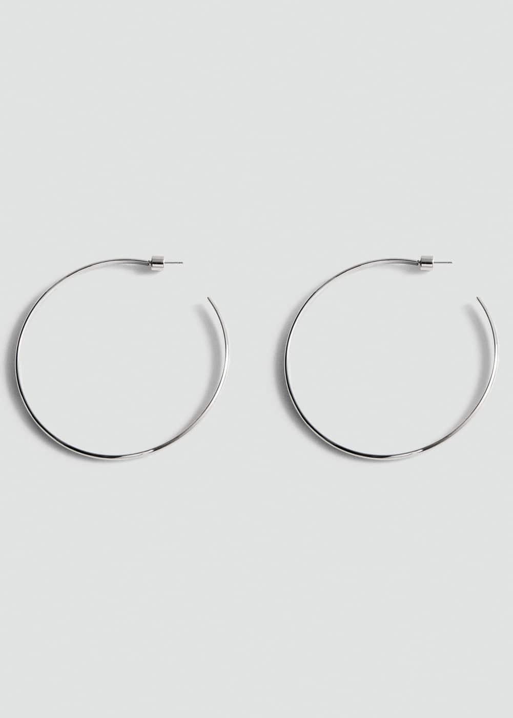 MANGO - Maxi hoop earrings - One size - Women Product Image