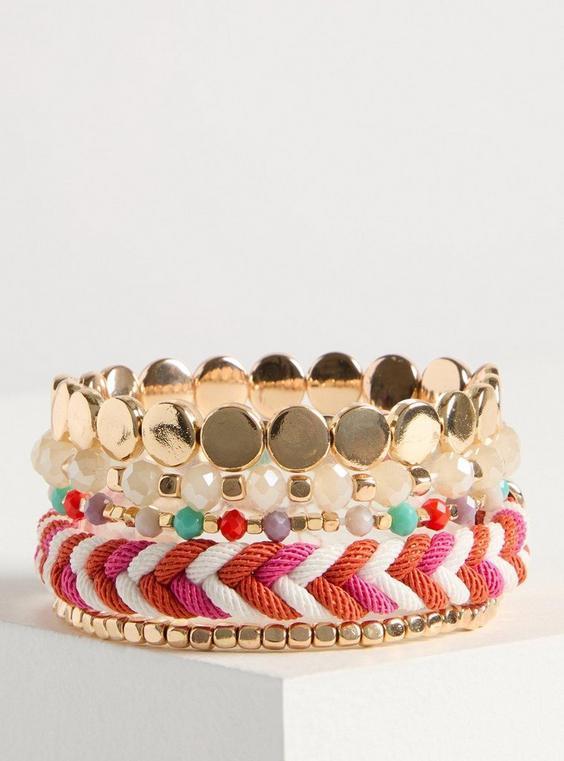 Braided Stretch Bracelet Set Product Image