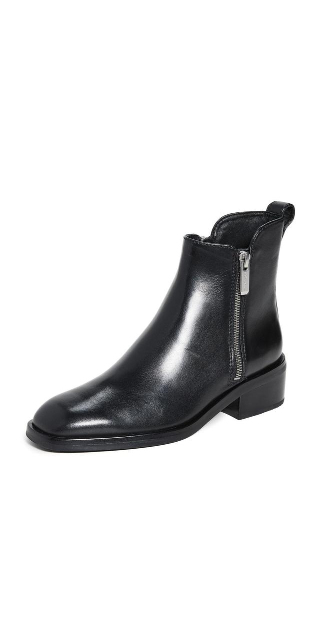 Womens Alexa Leather Ankle Boots Product Image