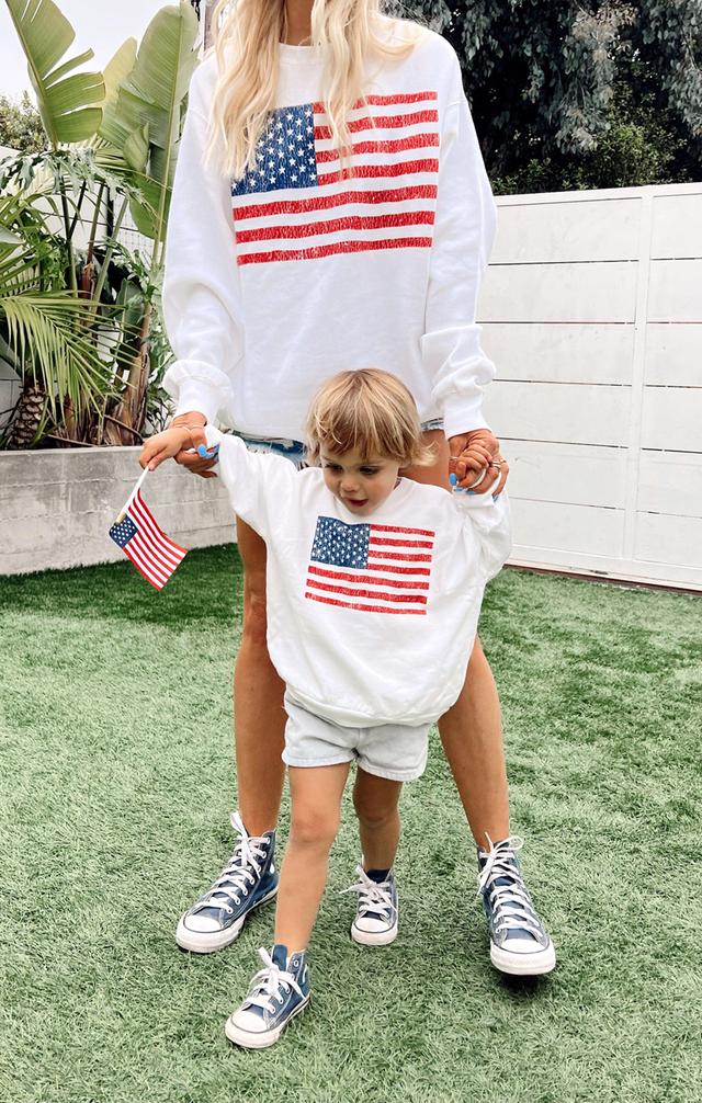 Davis Sweatshirt ~ American Flag Product Image