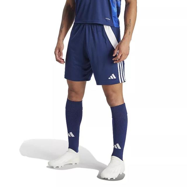 Mens adidas Tiro 24 Soccer Shorts Blue Product Image