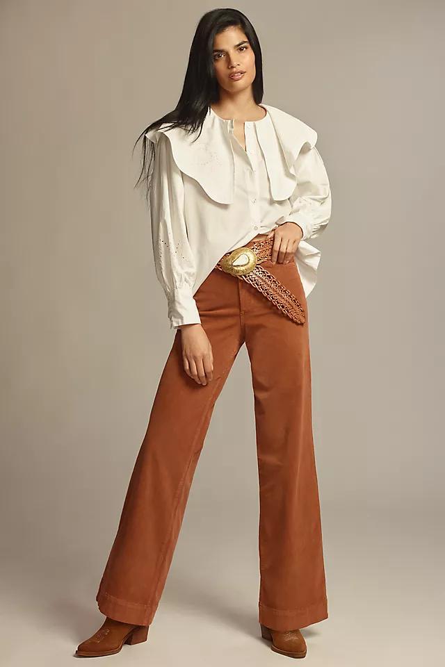 Joe's Jeans Mia Corduroy High-Rise Wide-Leg Jeans Product Image