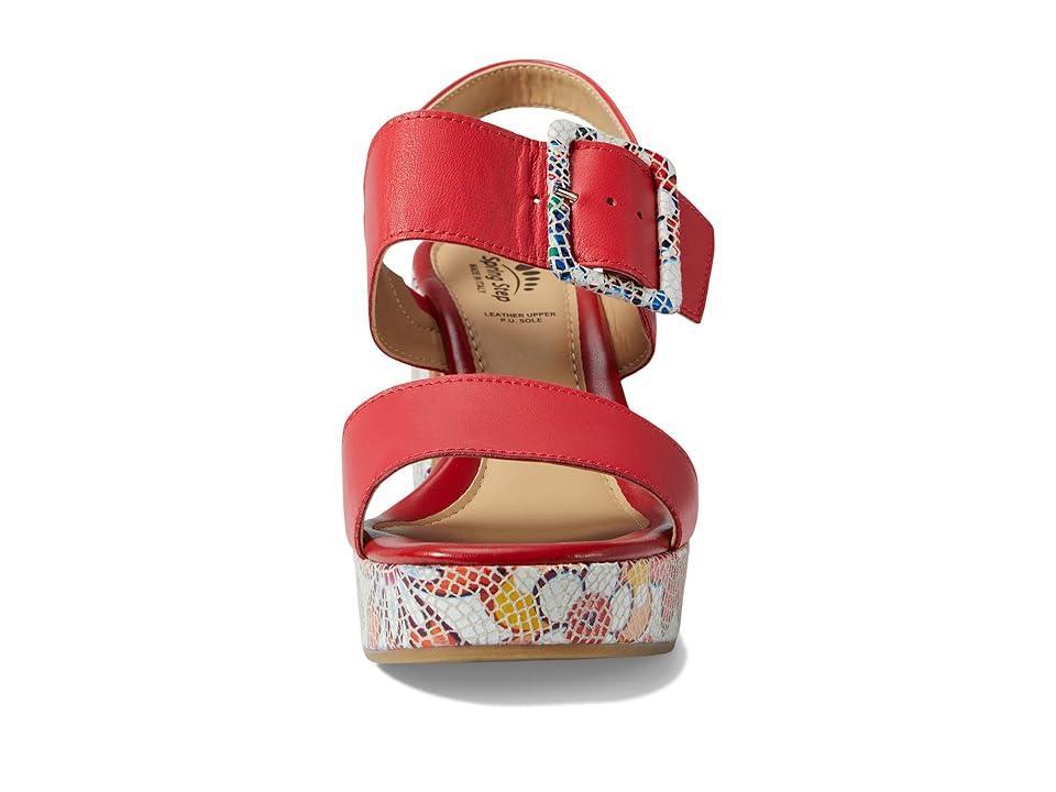 Spring Step Azucar (Red Multi Leather) Women's Shoes Product Image