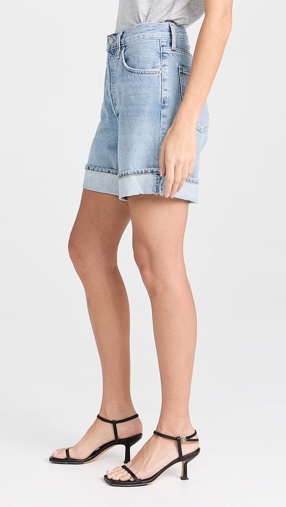 AGOLDE Dame Shorts: High Rise Baggy Cuff | Shopbop Product Image