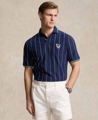 Polo Ralph Lauren Mens Classic-Fit Embroidered Mesh Polo Shirt Product Image