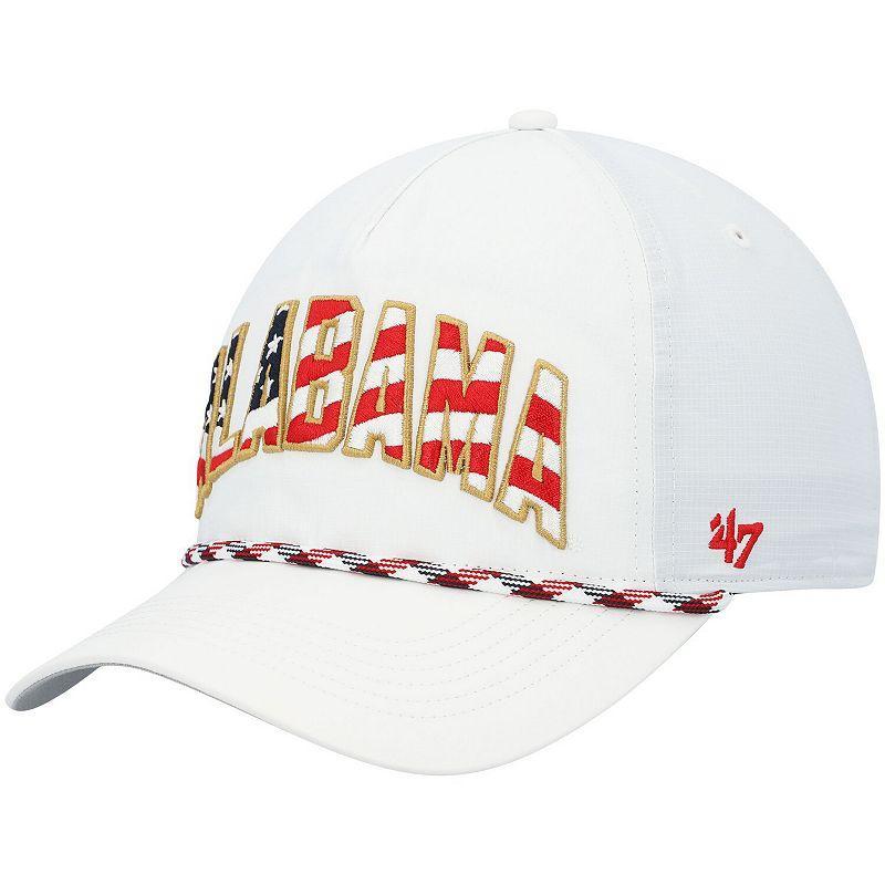 Mens 47 Alabama Crimson Tide Stars and Stripes Flag Flutter Hitch Snapback Hat Product Image