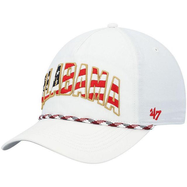 Mens 47 Alabama Crimson Tide Stars and Stripes Flag Flutter Hitch Snapback Hat Product Image