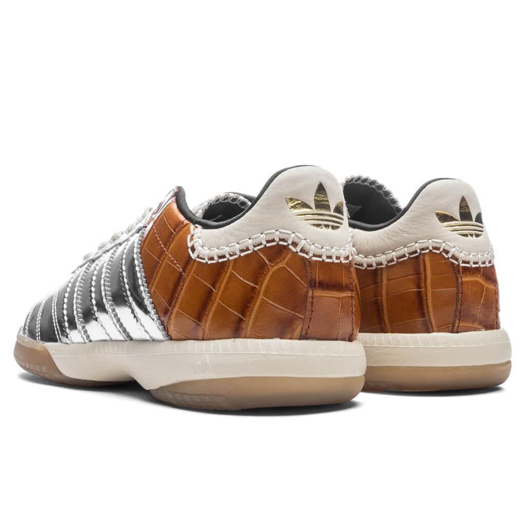 Adidas x Wales Bonner Samba Metallic - Silver Metal/Silver Metal/Easy Yellow Male Product Image