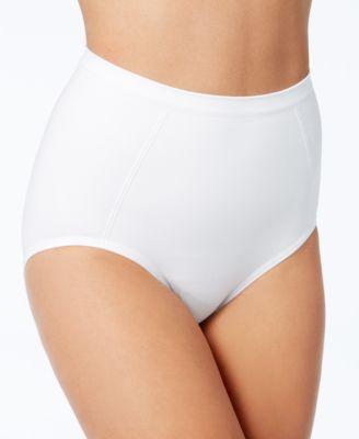 Bali Seamless Extra Firm Control Brief 2-Pack White XL Women's Product Image