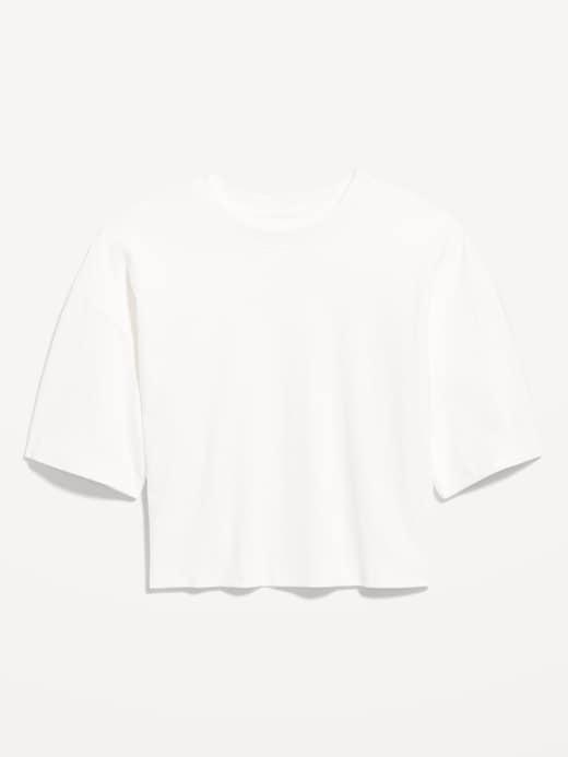 Vintage Oversized Crop T-Shirt Product Image