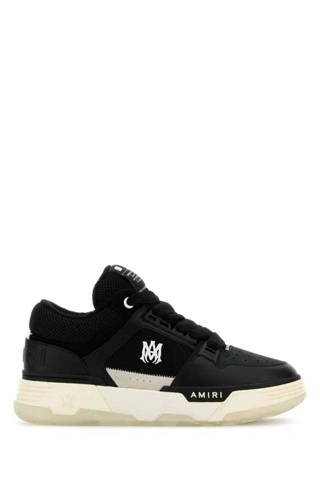 AMIRI Ma-1 Style Black Leather And Fabric Sneakers Product Image