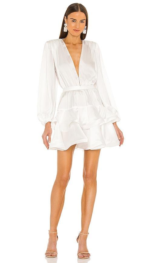 Bronx and Banco Bedouin Mini Dress in White - White. Size L (also in XS, S, M, XL). Product Image