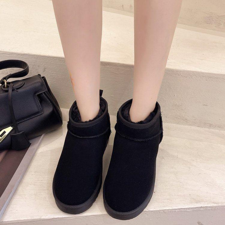 Applique Platform Ankle Boots Product Image