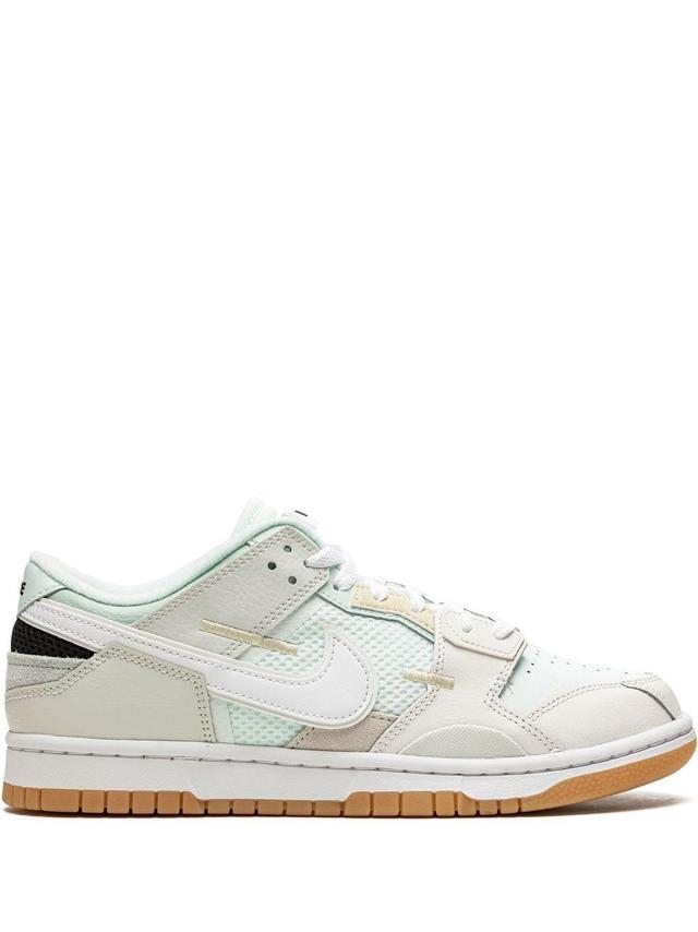 Dunk Low Scrap "sea Glass" Sneakers In White Product Image