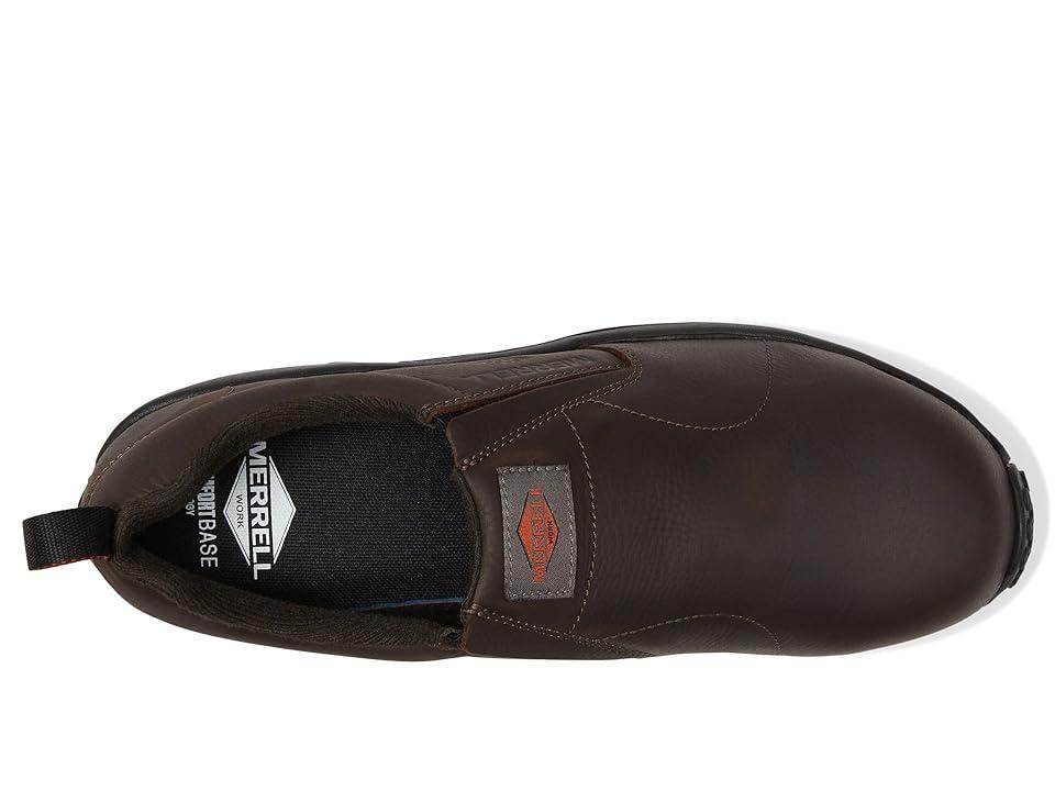 Merrell Work Jungle Moc Leather Moc Composite Toe SD+ (Espresso) Men's Shoes Product Image