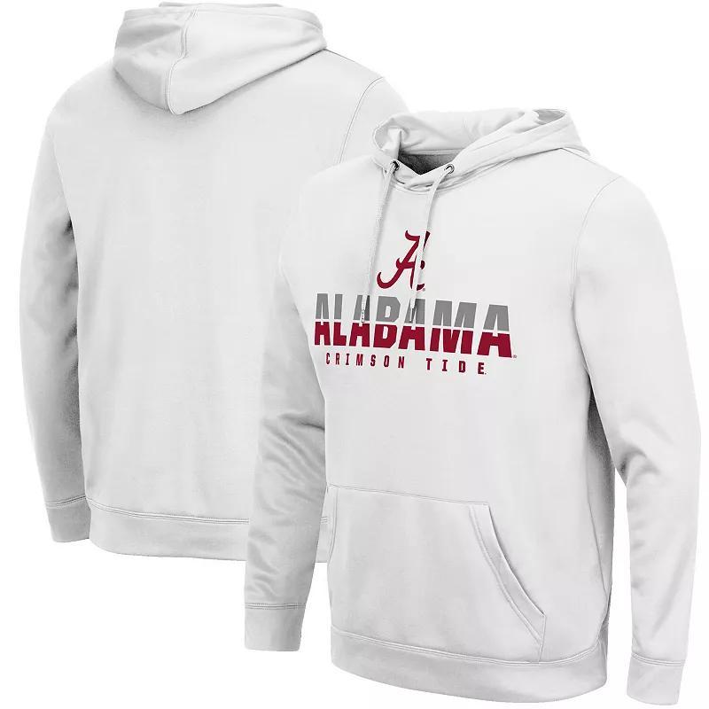 Mens Colosseum White Alabama Crimson Tide Lantern Pullover Hoodie Product Image