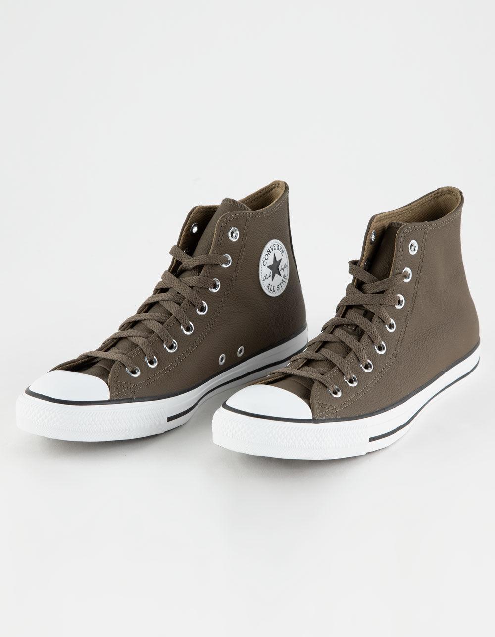 CONVERSE Chuck Taylor All Star Leather High Top Shoes Product Image