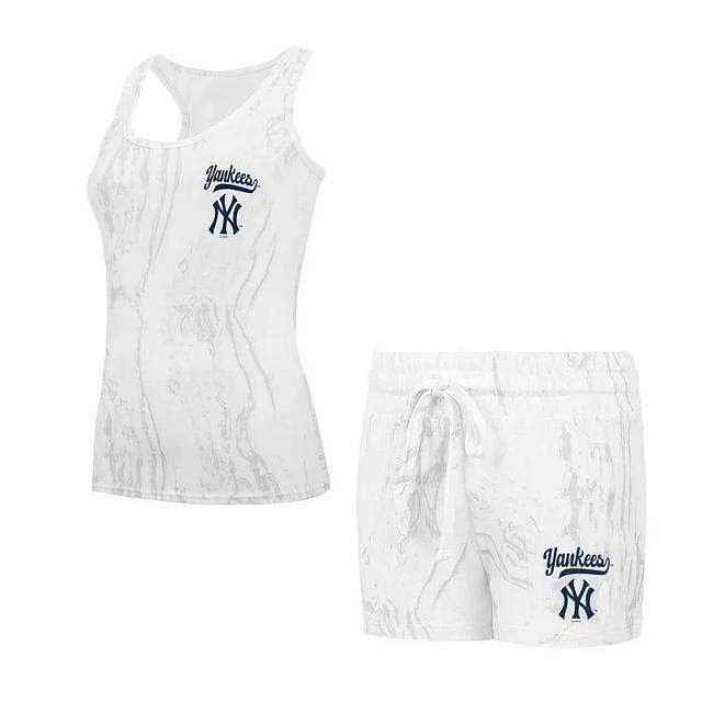 Womens Concepts Sport New York Yankees Quartz Tank Top & Shorts Set Product Image