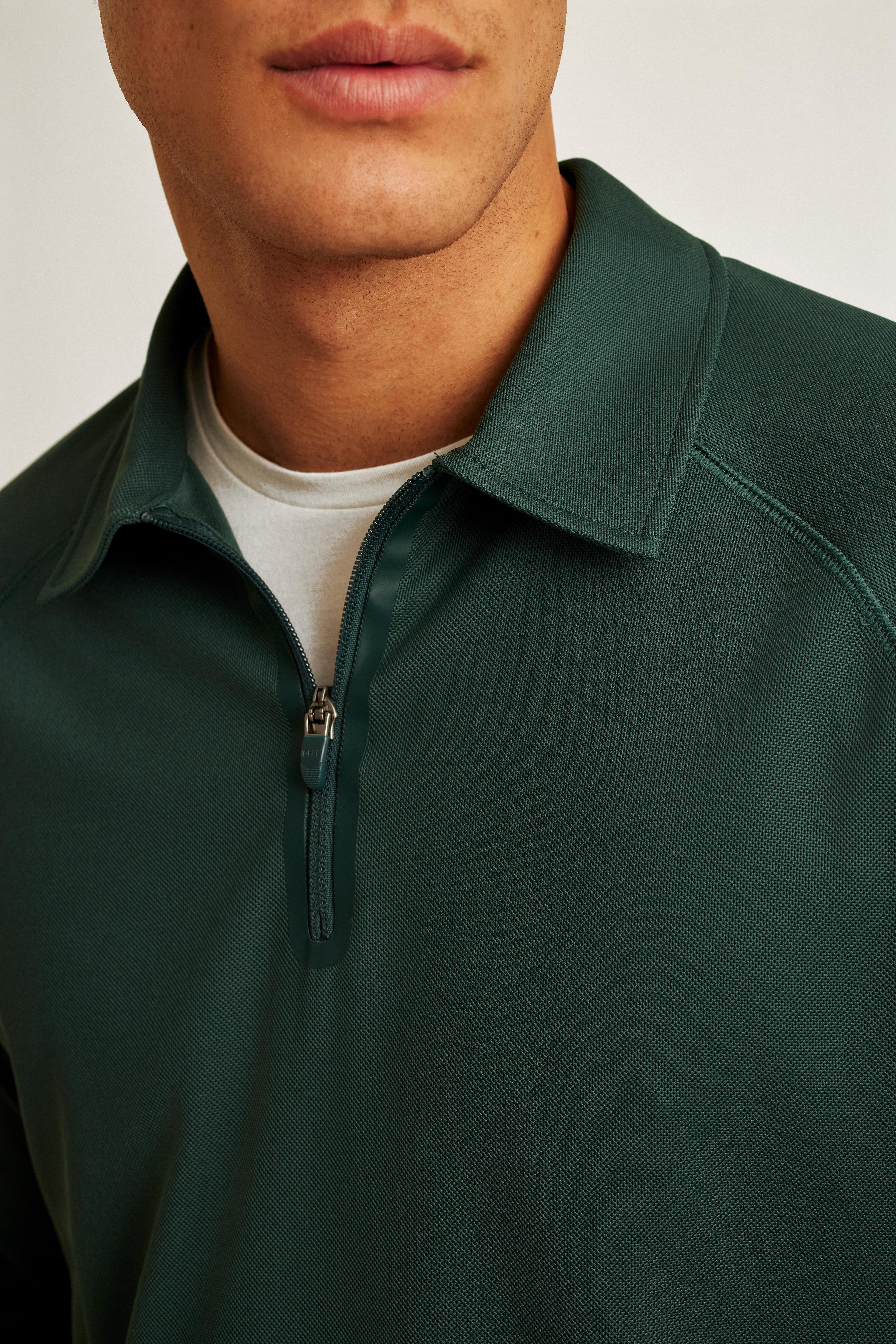 All Day Long Sleeve Zip Polo Product Image