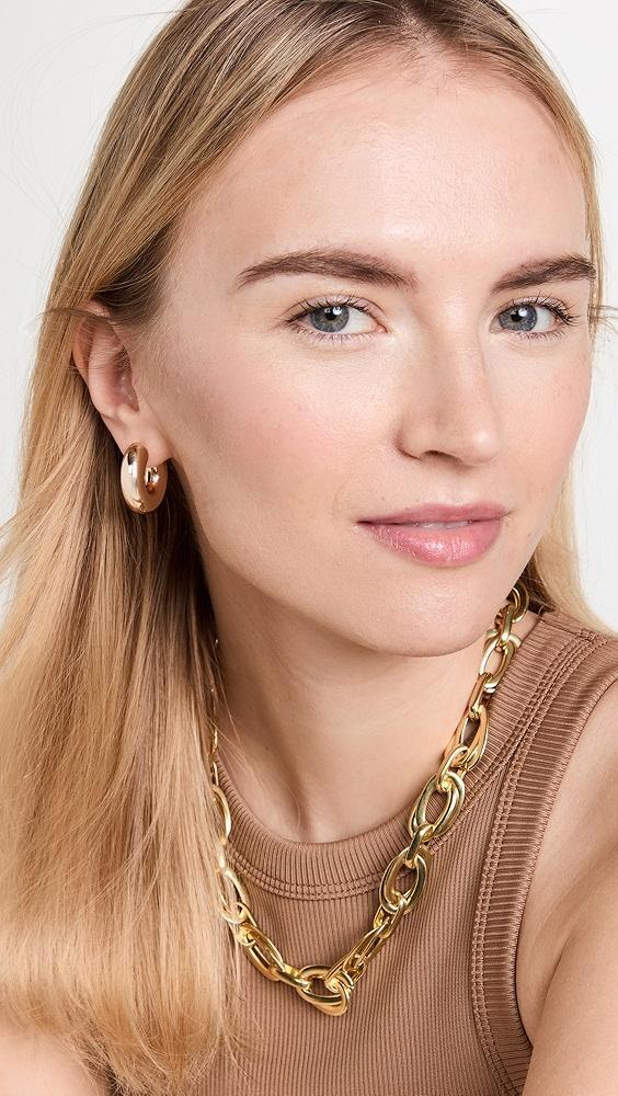 By Adina Eden Bubble Hoop Earrings | Shopbop Product Image