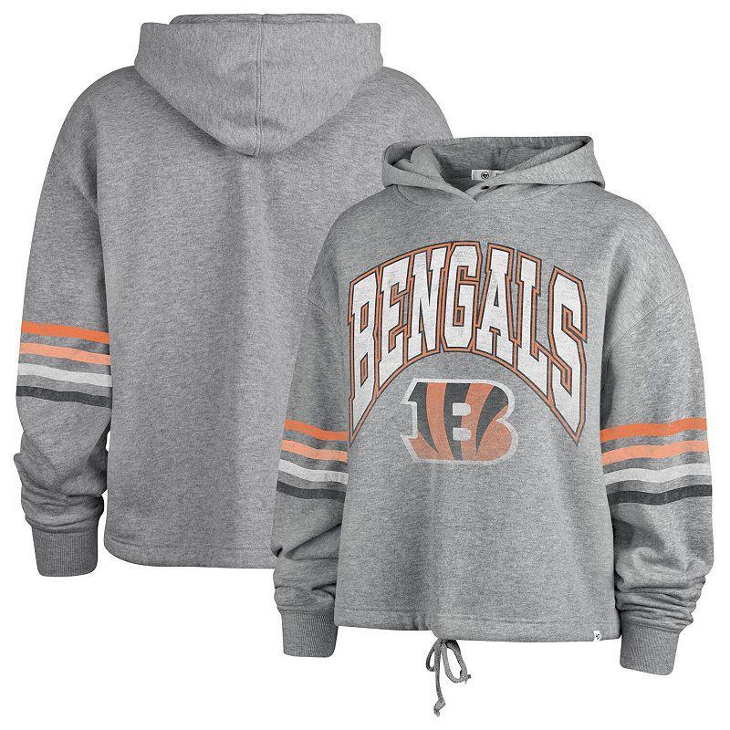 Womens 47 Gray Cincinnati Bengals Upland Bennett Pullover Hoodie product image