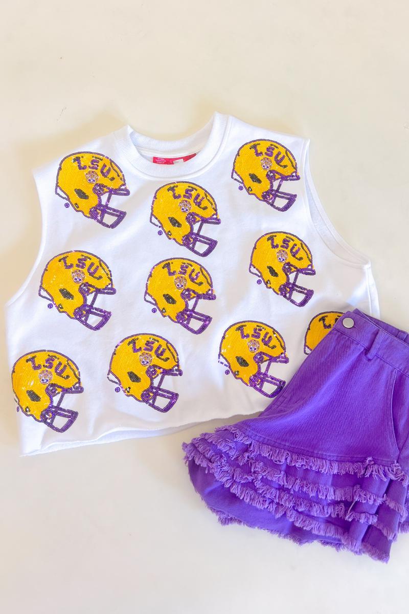 "LSU" Helmet All Over Tank Product Image