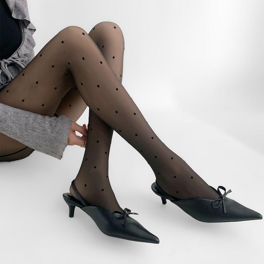 Patterned Sheer Tights Product Image