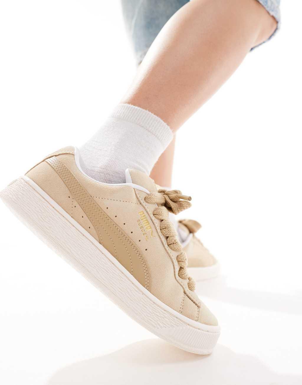 PUMA Suede XL sneakers in beige Product Image