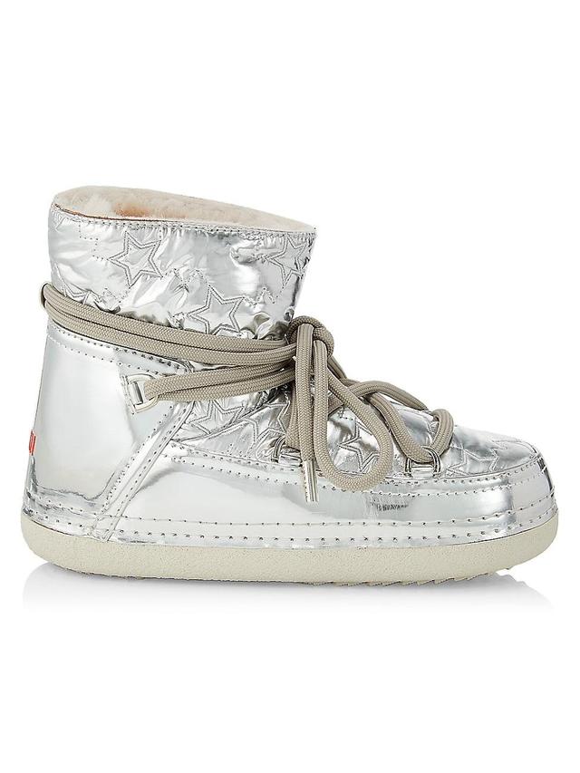 Womens Bomber Star Metallic Sneaker Boots Product Image