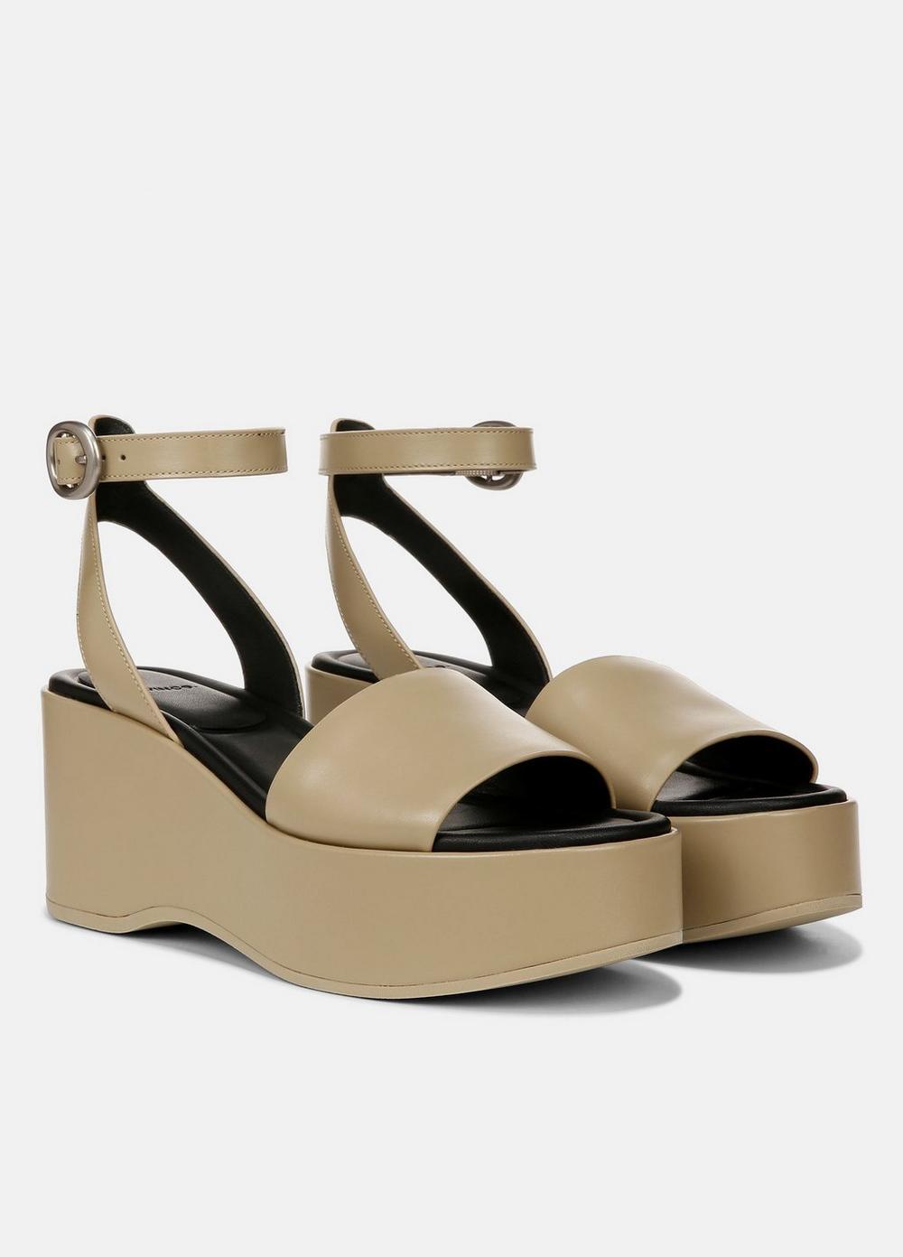 Phillipa Leather Platform Sandal Product Image