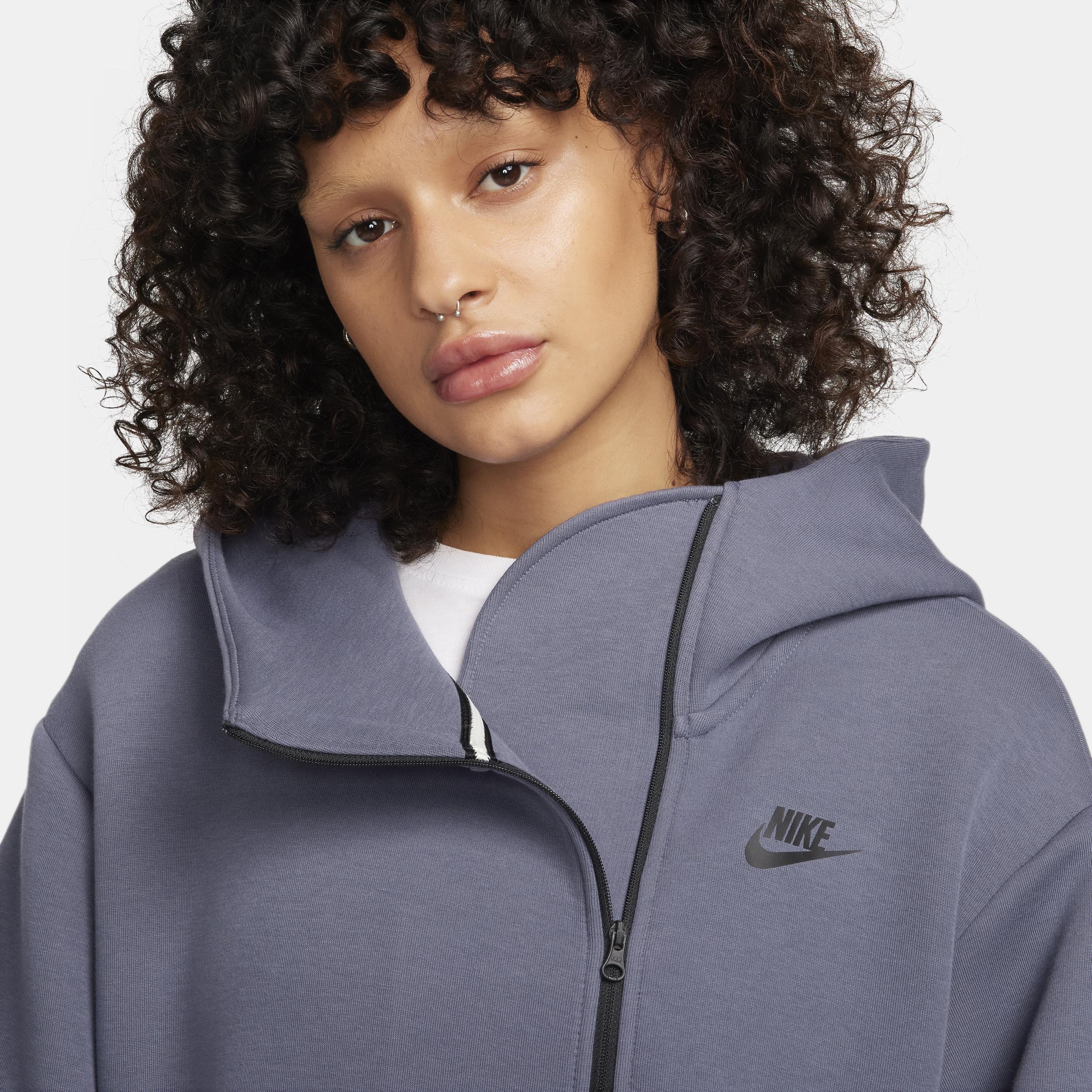 Women's Nike Sportswear Tech Fleece Oversized Full-Zip Hoodie Cape Product Image