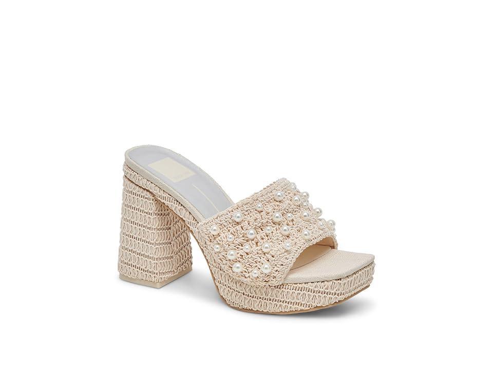 Dolce Vita Abeni Pearl-127 (Vanilla Pearl) Women's Sandals Product Image