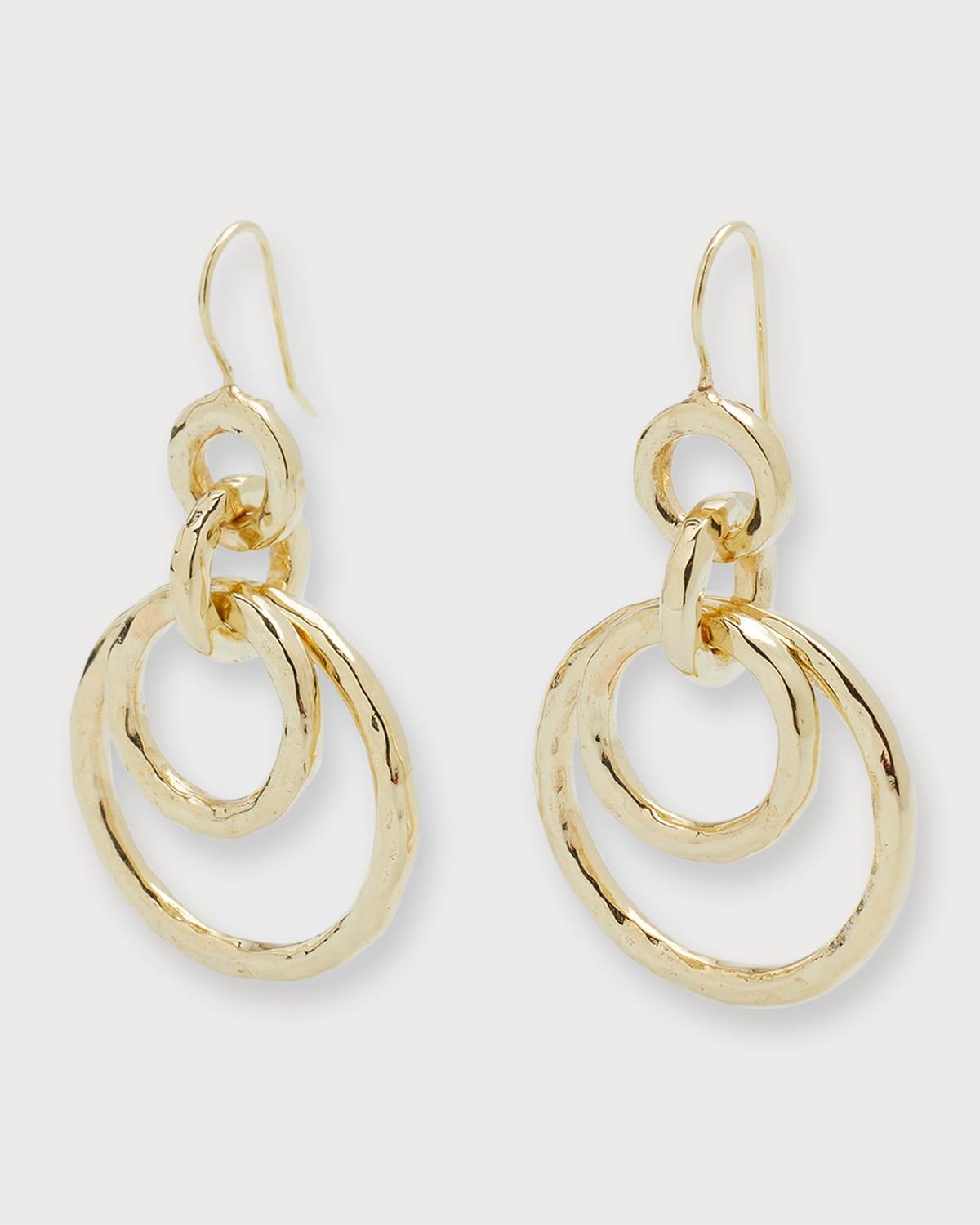 Ippolita Glamazon - Mini Jet Set 18K Gold Drop Earrings Product Image