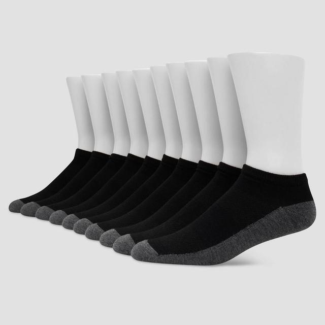 Mens Hanes Premium Low Cut Socks 10pk Product Image