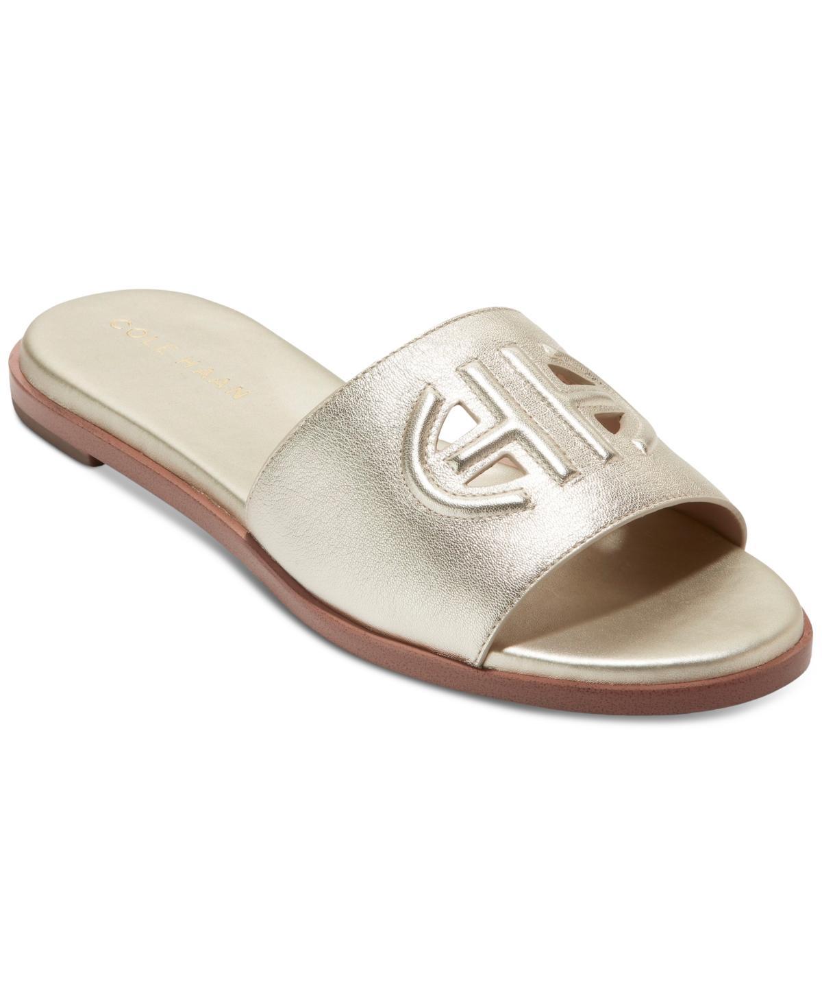 Cole Haan Flynn Logo Slide Sandal Leather) Women's Shoes Product Image