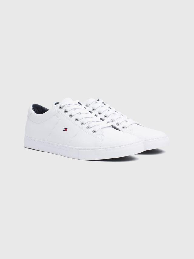 Tommy Hilfiger Men's Flag Leather Sneaker Product Image