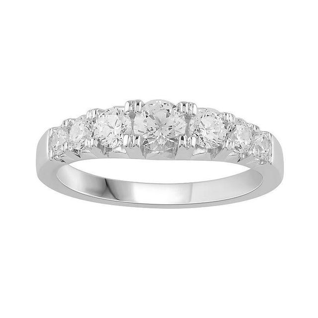 Platinum 1 Carat T.W. Diamond Anniversary Ring, Womens White Product Image