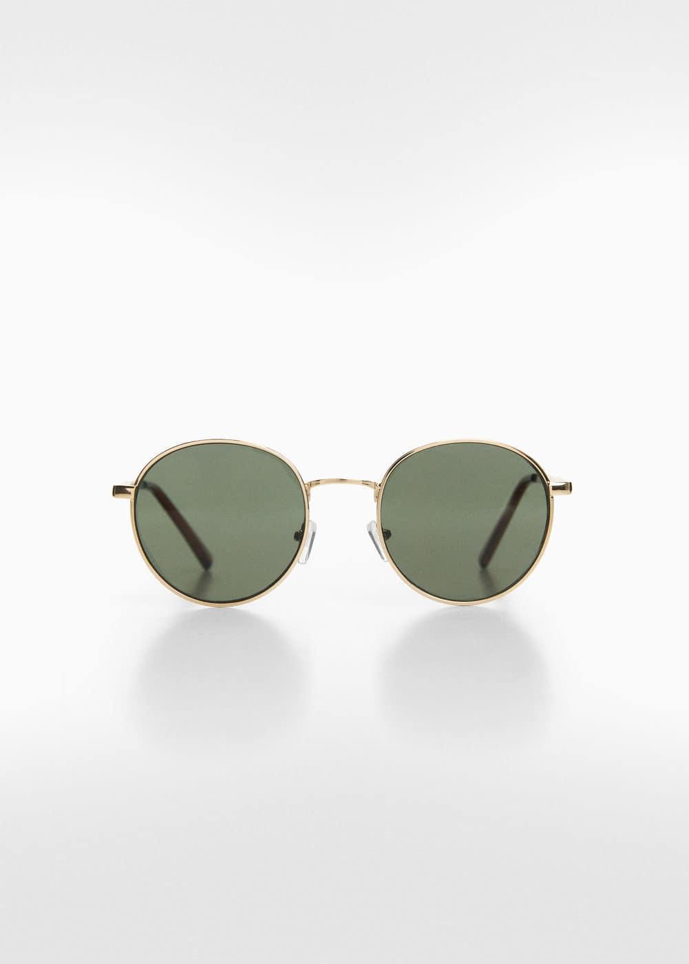 MANGO MAN - Round Metal Sunglasses - One size - Men Product Image