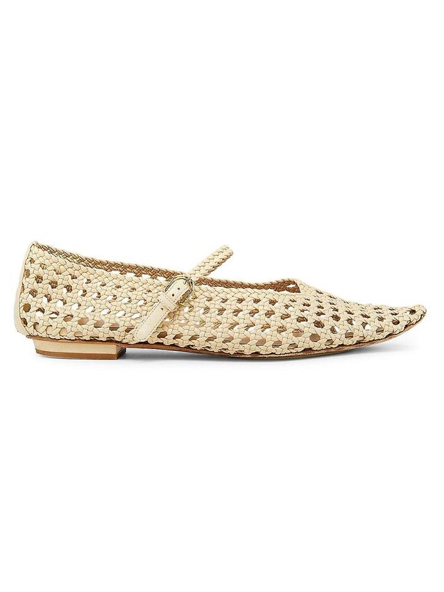 Womens Gracie Braided Mary Jane Ballet Flats Product Image