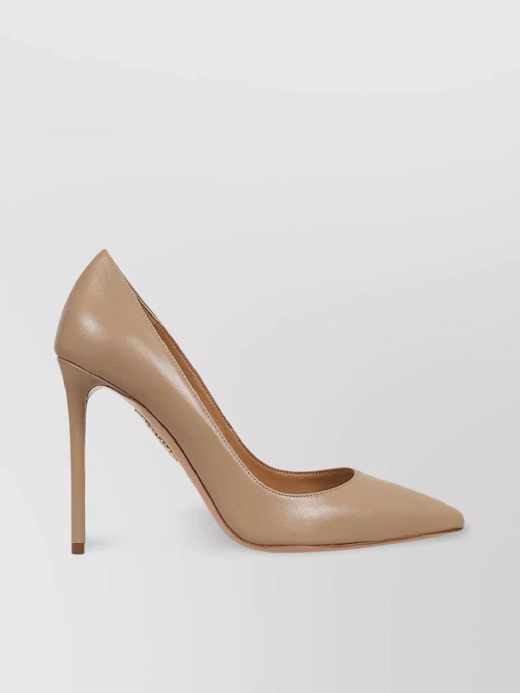 Purist 105mm Pointed-toe Pumps In Brown product image