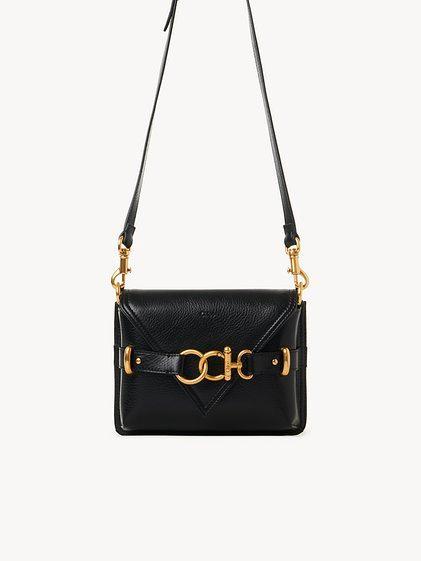 Mini crossbody Cape bag in grained leather Product Image