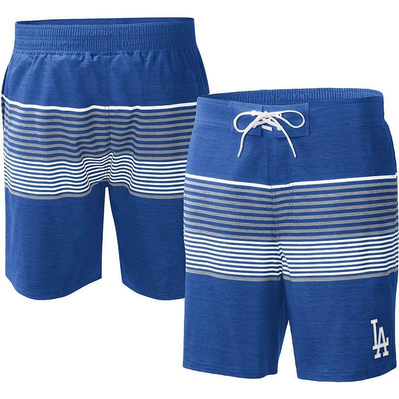 Mens G-iii Sports by Carl Banks Royal Los Angeles Dodgers Coastline Volley Swim Shorts Product Image