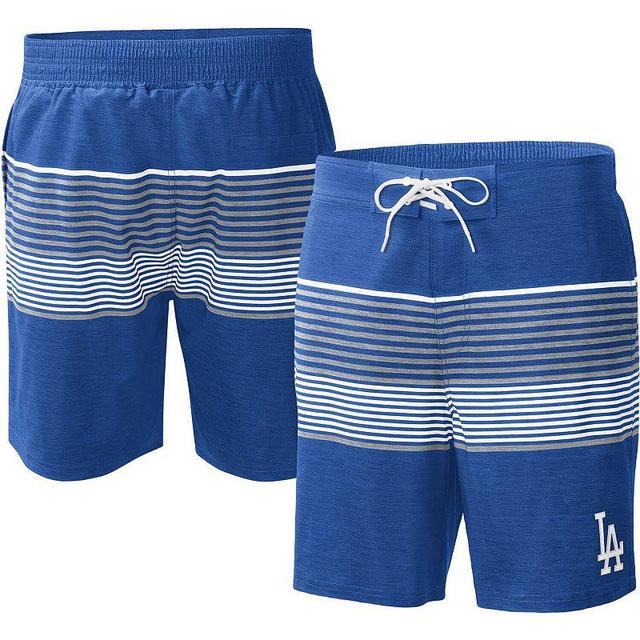 Mens G-III Sports by Carl Banks Royal Los Angeles Dodgers Coastline Volley Swim Shorts Product Image