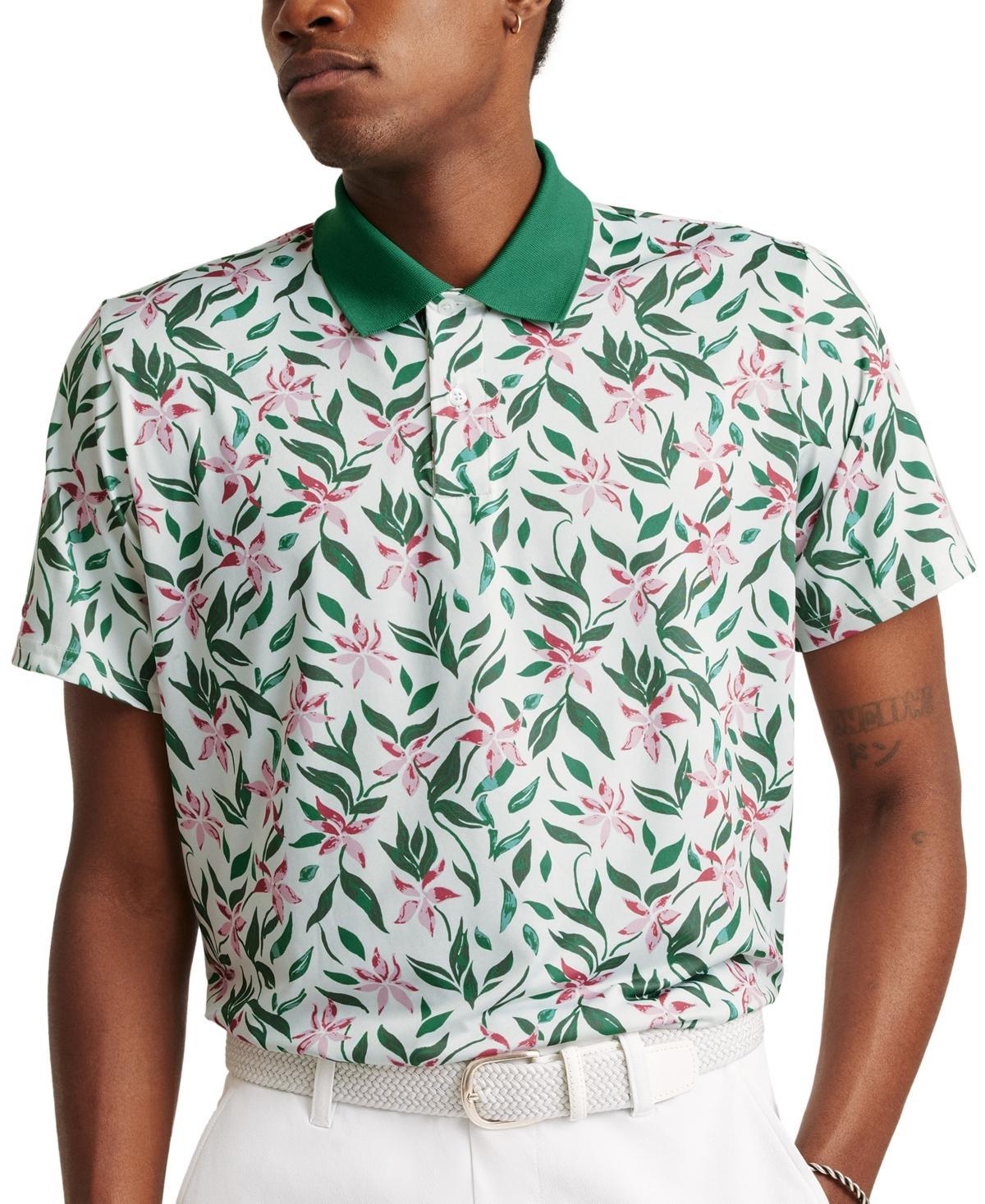 Bonobos Mens Floral-Print Performance Golf Polo Shirt Product Image