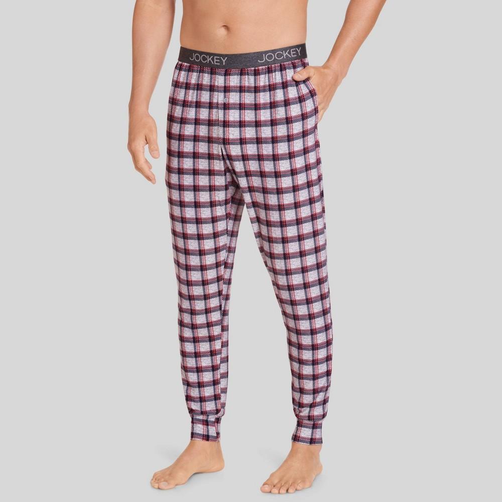 Jockey Generation Mens Window Plaid Jogger Pajama Pants - Heathered Gray XL Product Image