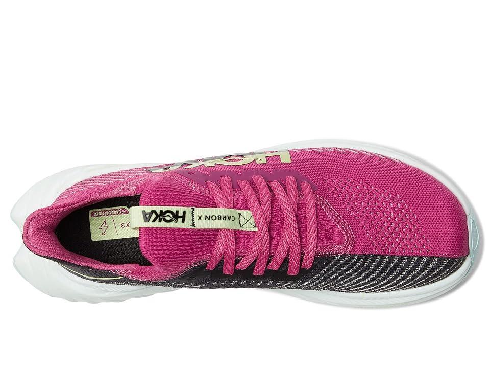 Hoka Women's Carbon X 3 (Festival Fuchsia/Black) Women's Shoes Product Image