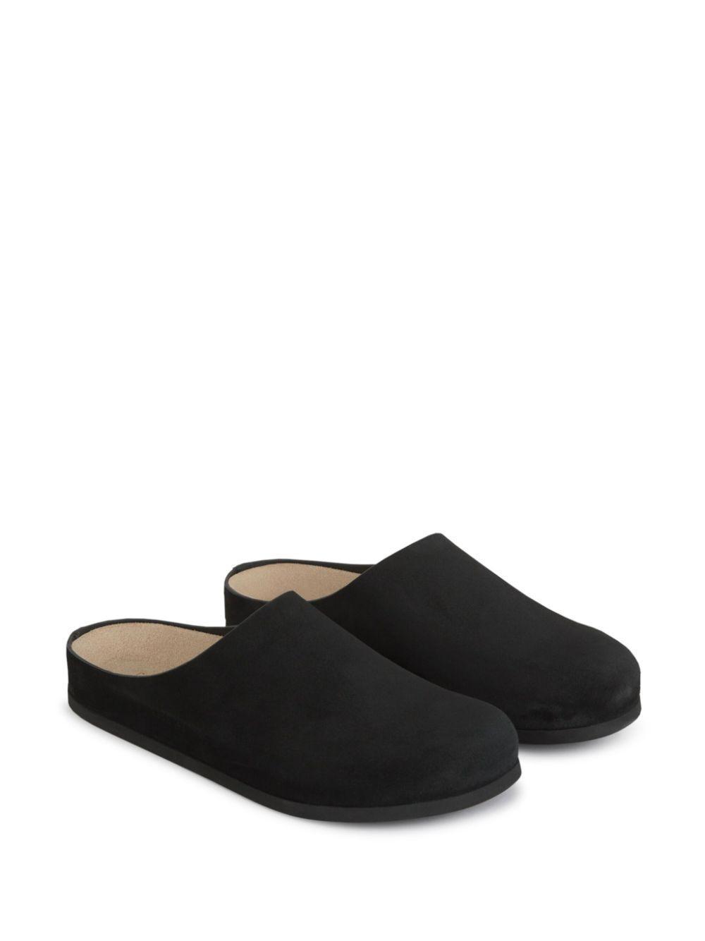 COMMON PROJECTS Suede Clog In Black Product Image