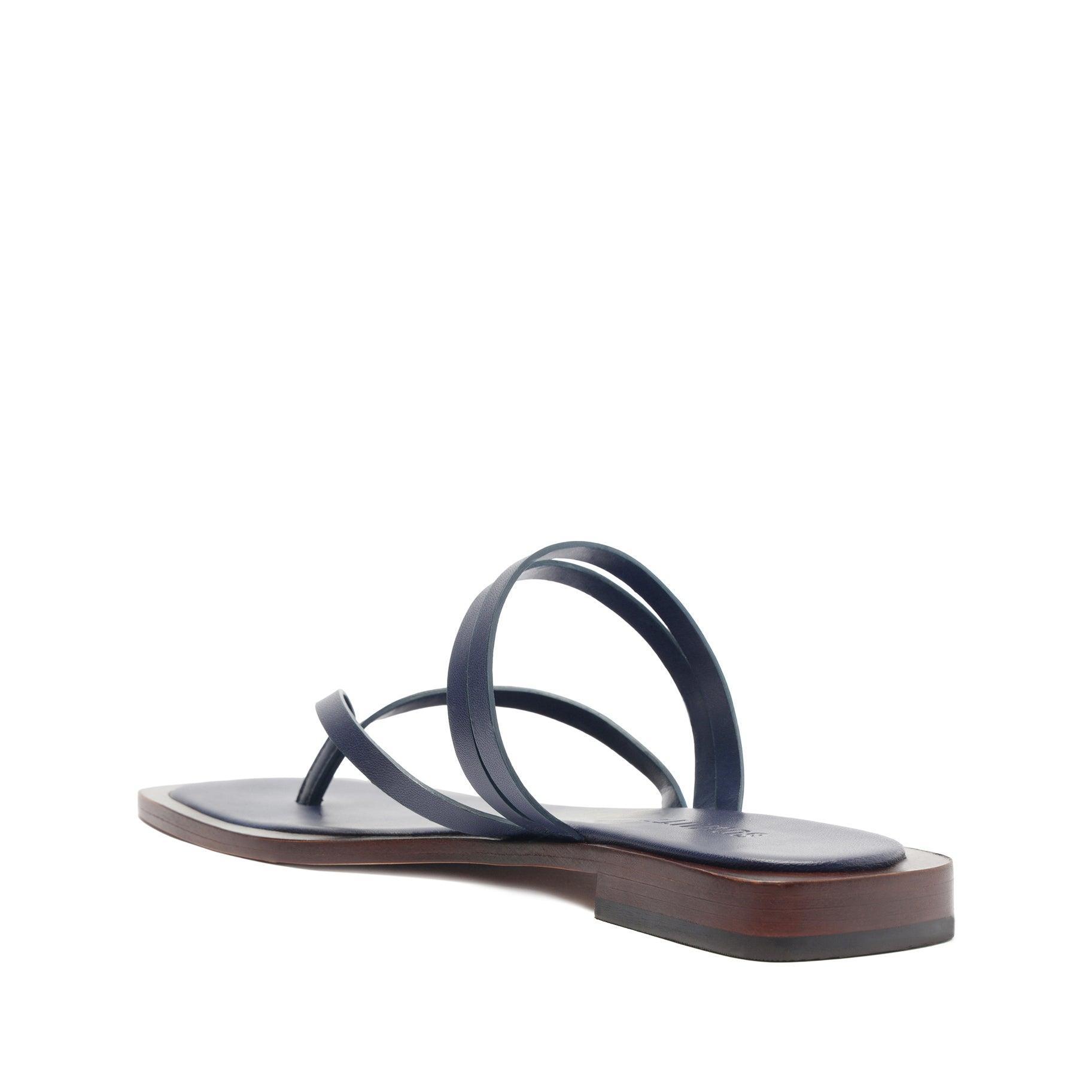 Rania Leather Flat Sandal Product Image